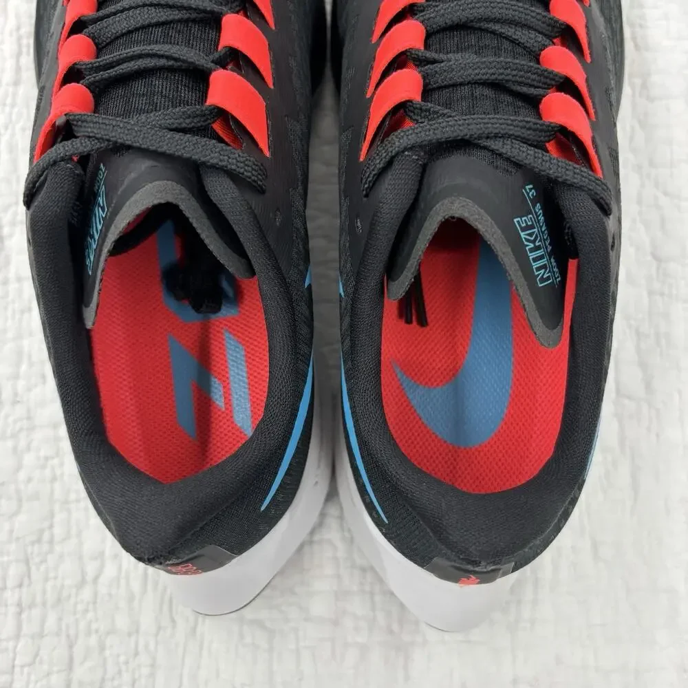 Nike Air Zoom Pegasus 37 Shoes Mens Size 10 Black Blue Running